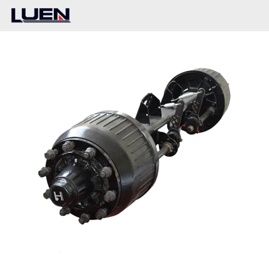 China Trailer Parts Manufacturer 12ton German Type Axle for Semi-Trailer